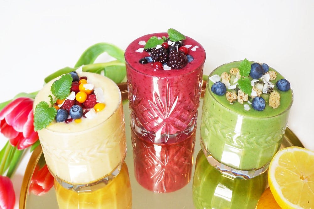 Lækre superbærsmoothies! Image