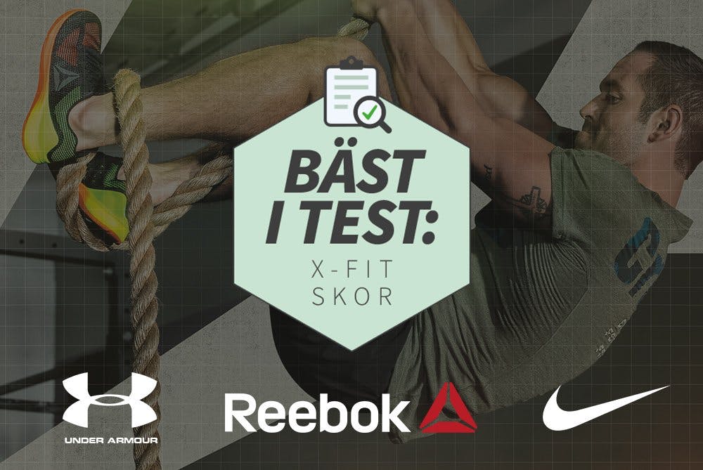Test av X-fitskor för män Image