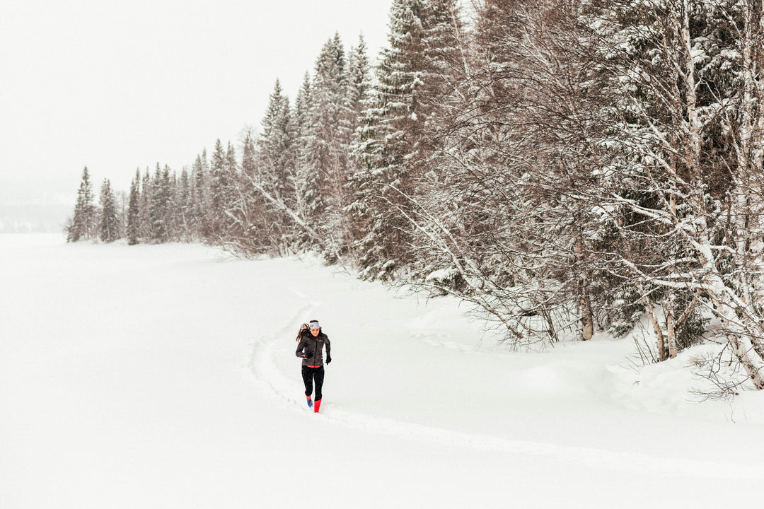 Voici comment vous devriez respirer pendant la course d'hiver Image