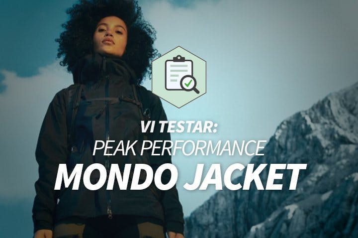 Skalljakken fra Peak Performance som testpersonen elsker Image