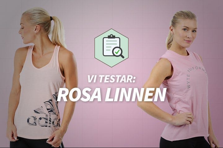 Testissä: roosat treenitopit Image