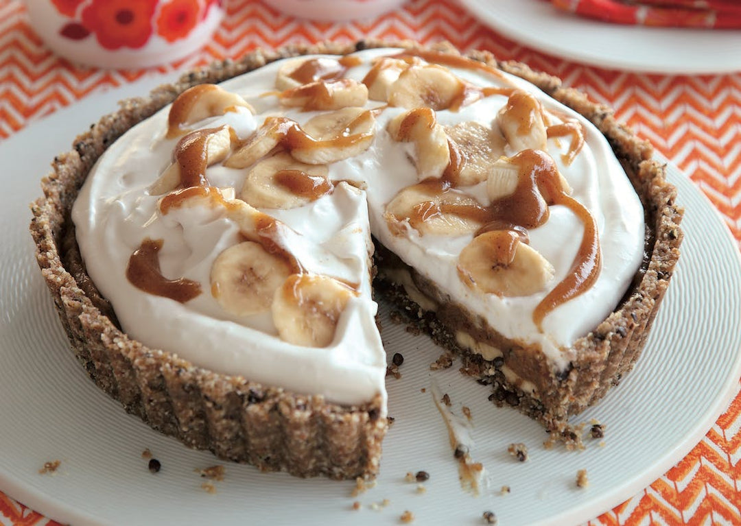 Opskrift: Raw banoffee pie Image