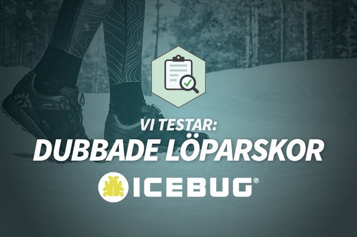 Vi testar dubbade löparskor från Icebug Image