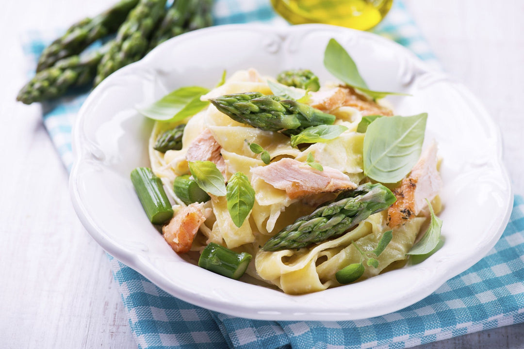 Laga lyxig laxpasta Image