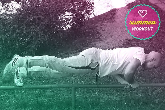 Sommertrening dag 2: Krabb på et rekkverk Image