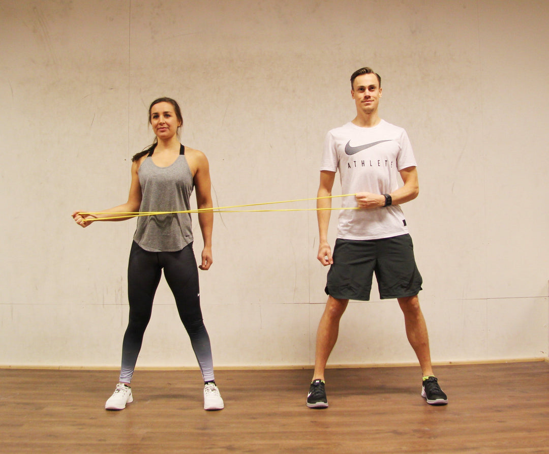 Vennetræning: 3 øvelser med gummibånd Image
