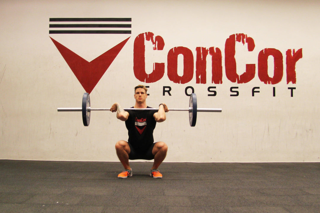 Tunge knæbøjninger med front squat Image