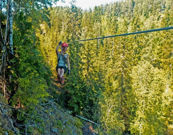 Få en adrenalinkick i ny zipline Image