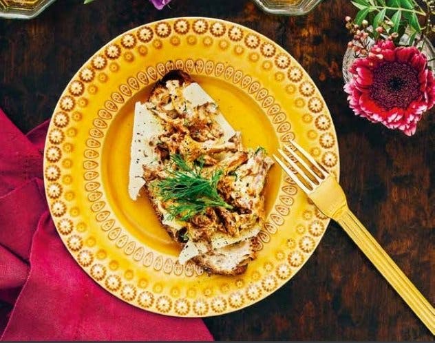 Recept: Kantarelltoast med dill Image