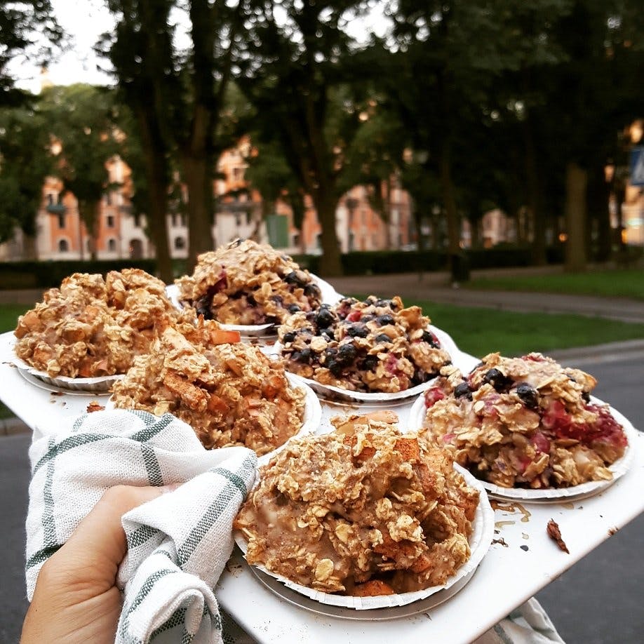 Proteinfyldte og gode morgenmuffins Image