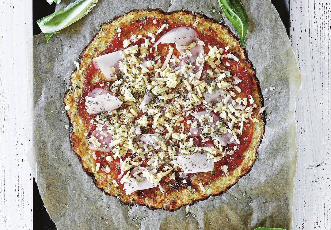Laga Olga Rönnbergs nyttiga blomkålspizza Image