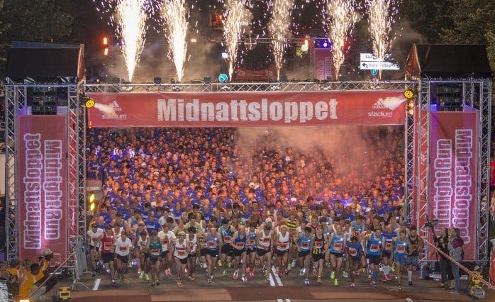 Så många sprang Midnattsloppet i Stockholm Image