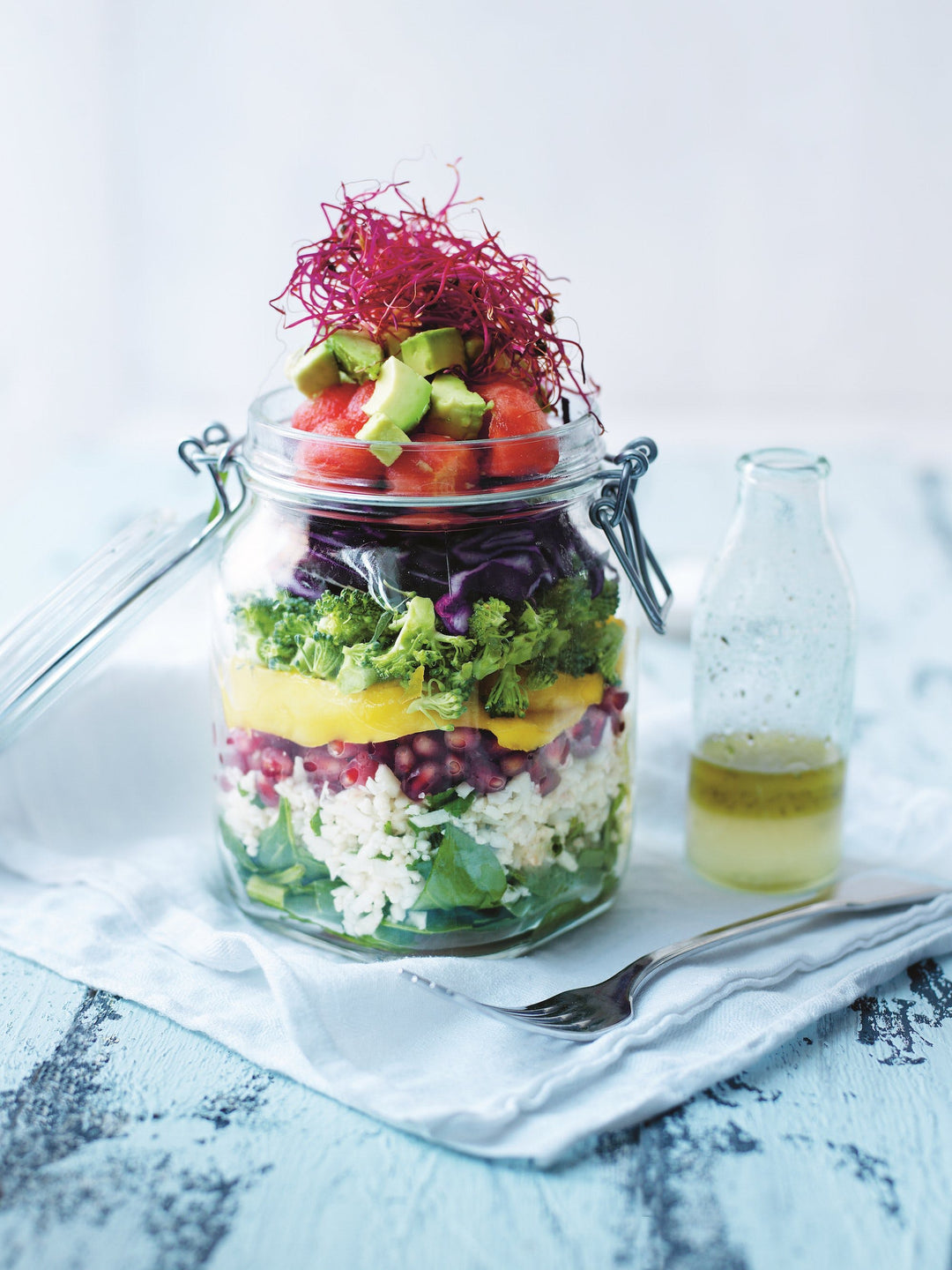 Raw food-salat Image