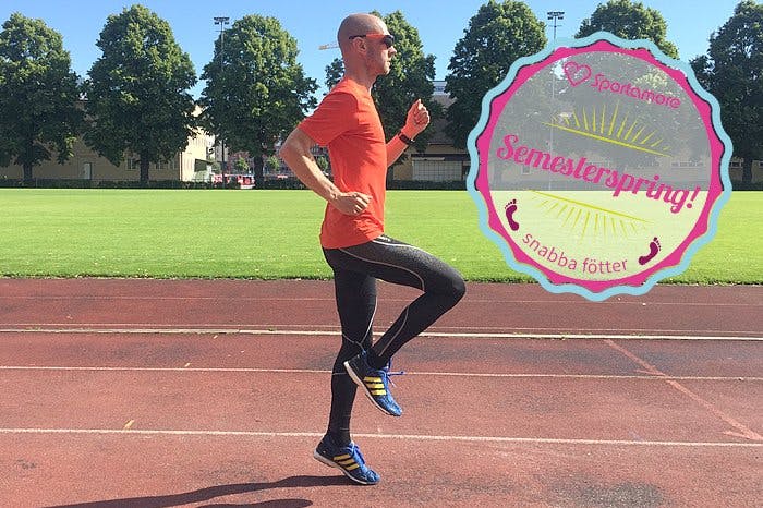 Varm opp med tripping før løpeturen Image