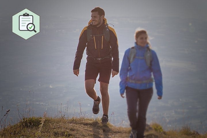 Test af 3 lette vandringssko til ham Image