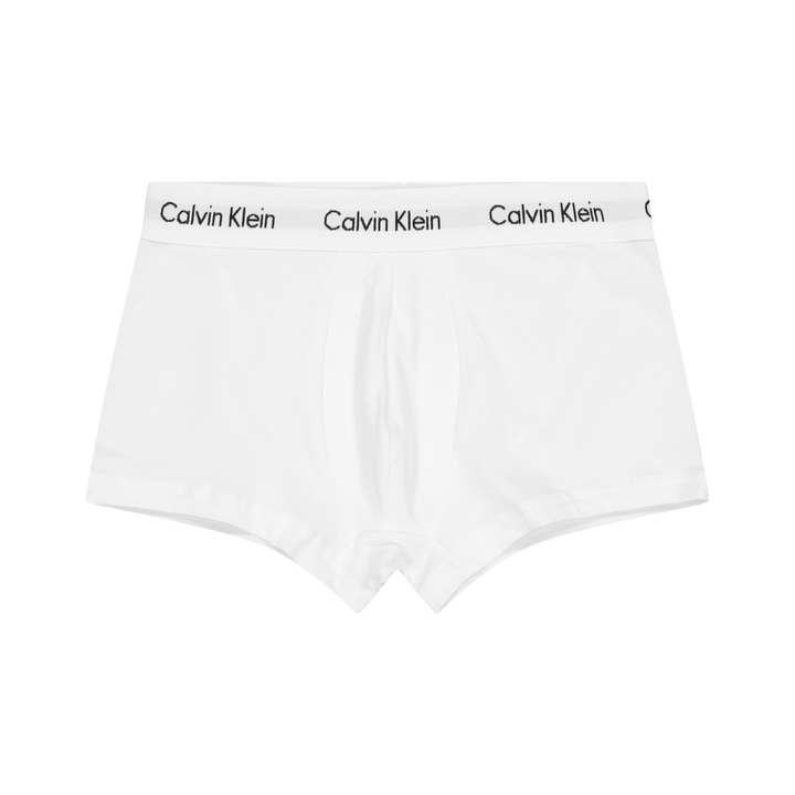 Cotton Stretch 3P Low Rise Trunk White