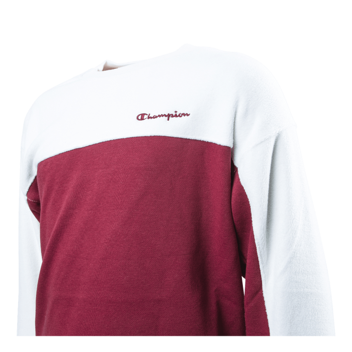 Crewneck Sweatshirt Jr Pink/White