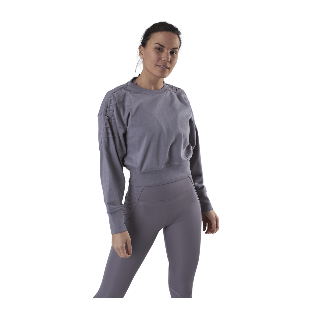Therma Cropped Fleece LS Crew