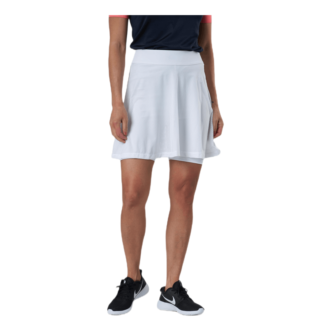 Marcy Mesh Golf Skirt White