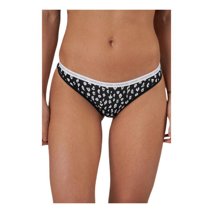 Ck One Cotton Thong 2-Pack White/Black