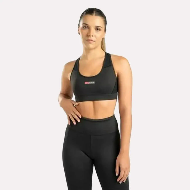 Lux Bold Racer Bra Black