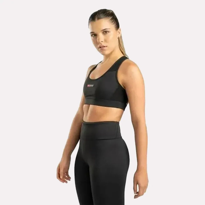 Lux Bold Racer Bra Black