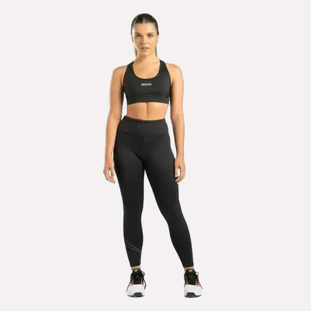 Lux Bold Racer Bra Black