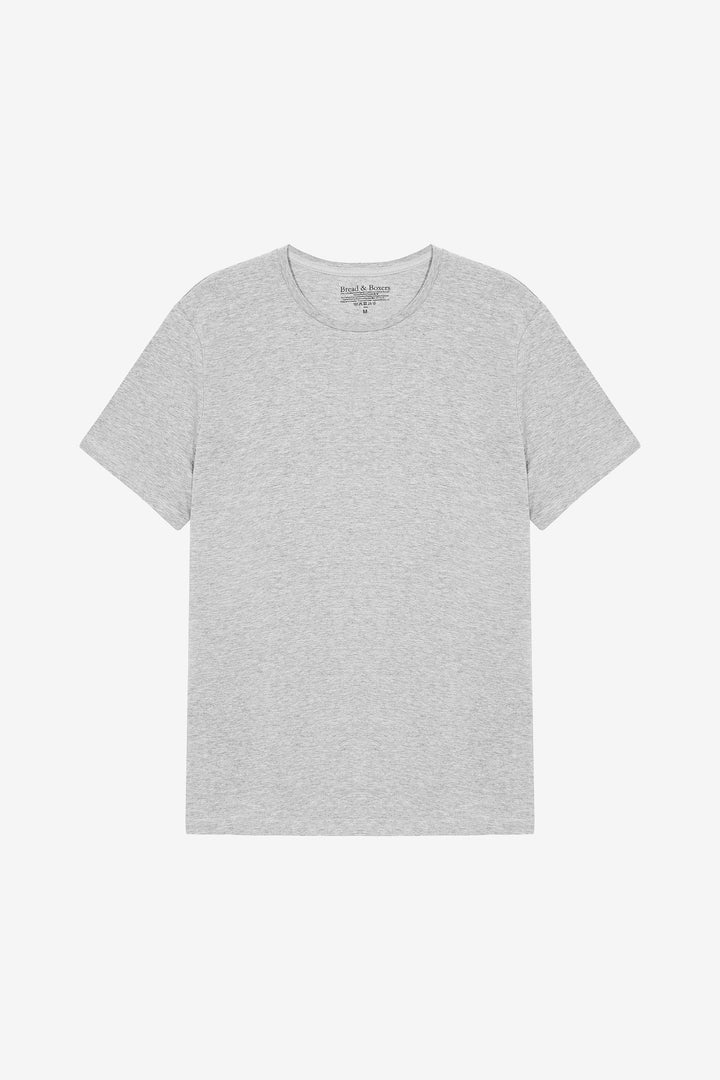 Crew-Neck Slim Grey Melange