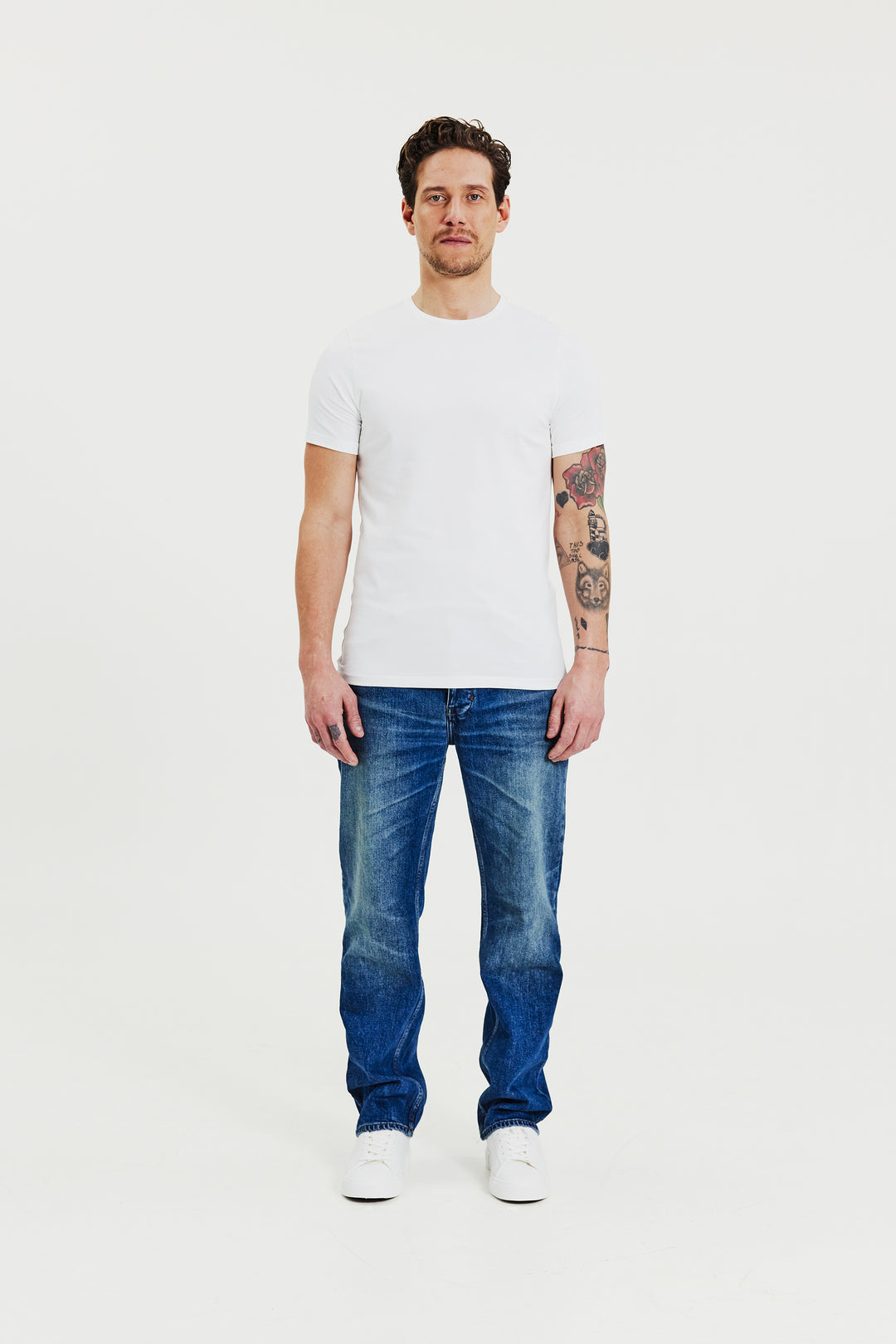 Crew-Neck 2-pack White