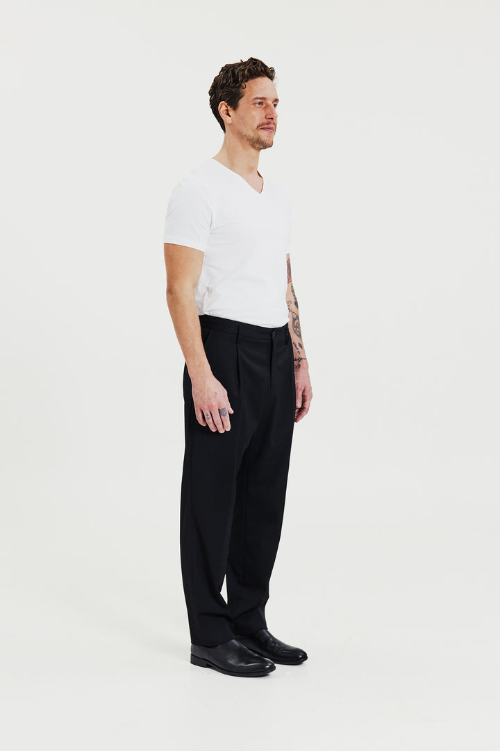V-Neck White