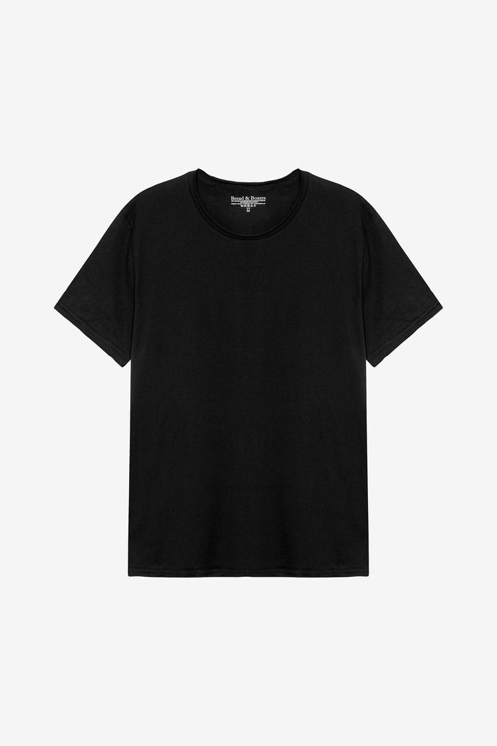 Crew-Neck relaxed Black