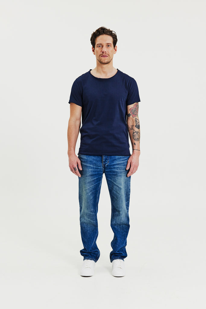 Crew-Neck relaxed Dark