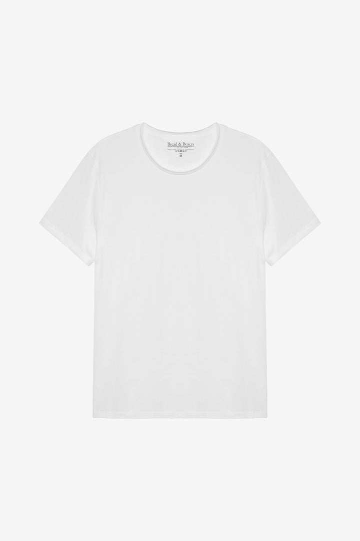 Crew-Neck relaxed White