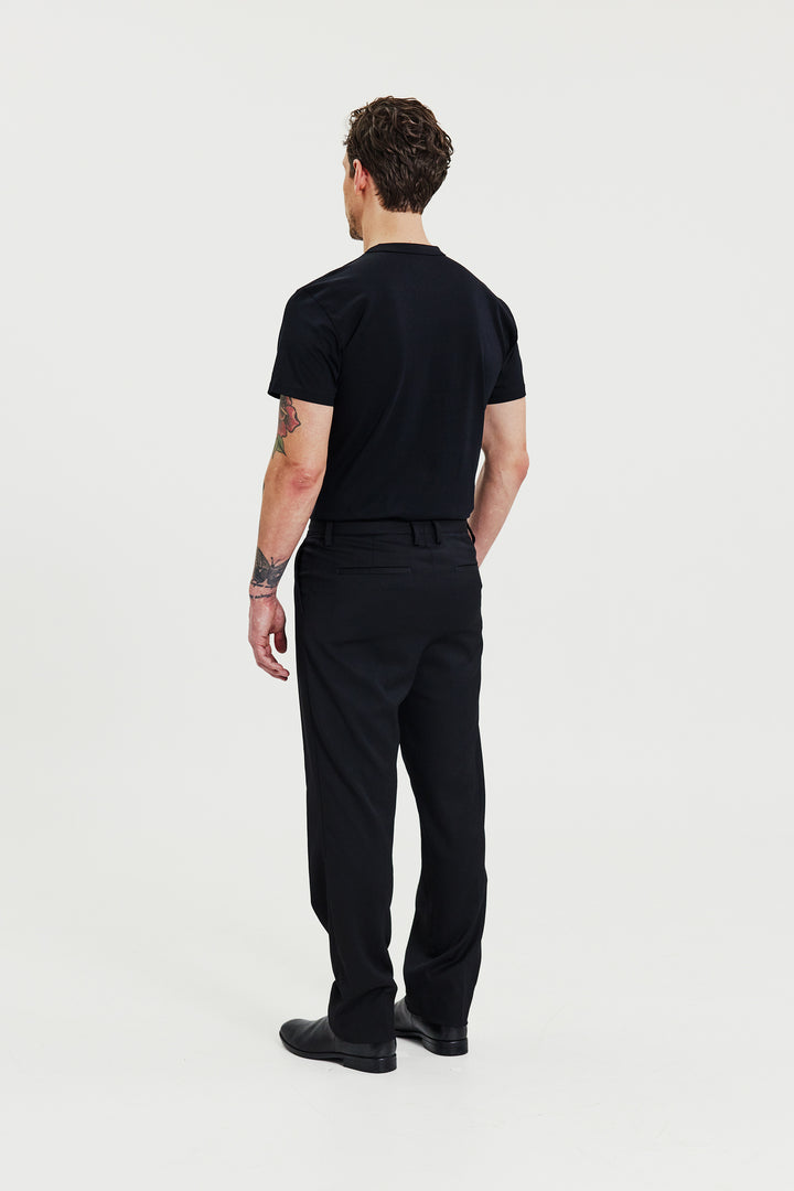Crew-Neck Pima Black