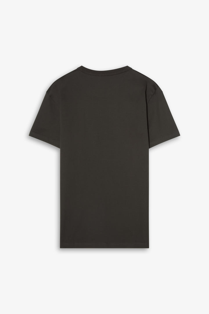 Crew-neck Pima Charcoal