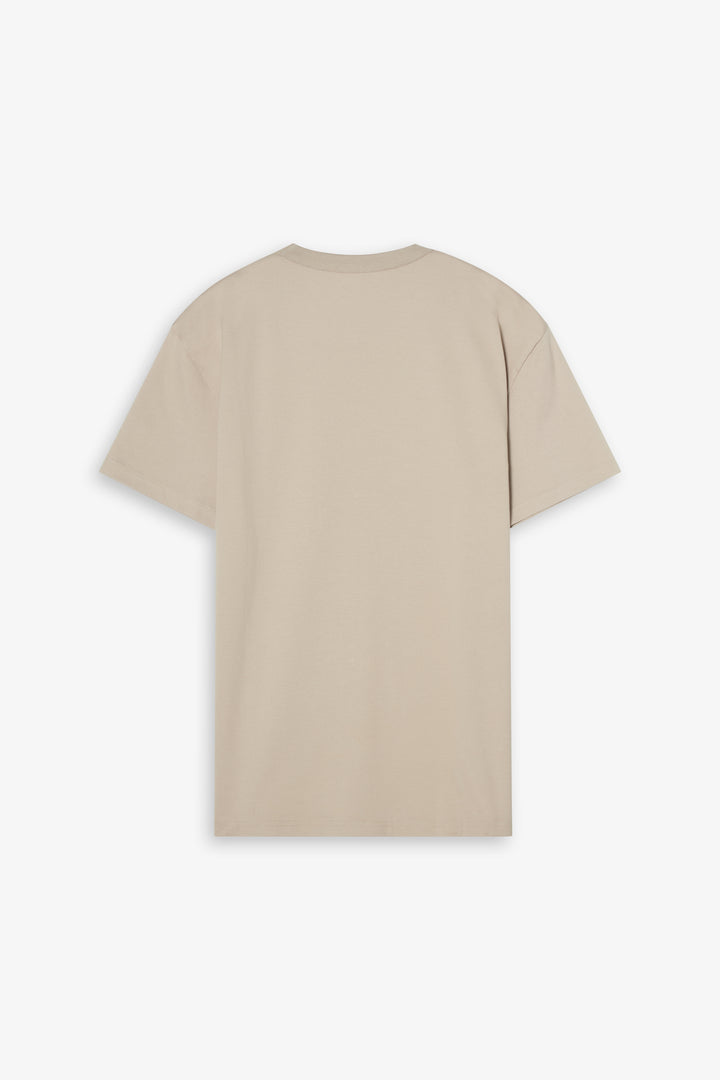 Crew-neck Pima Greige