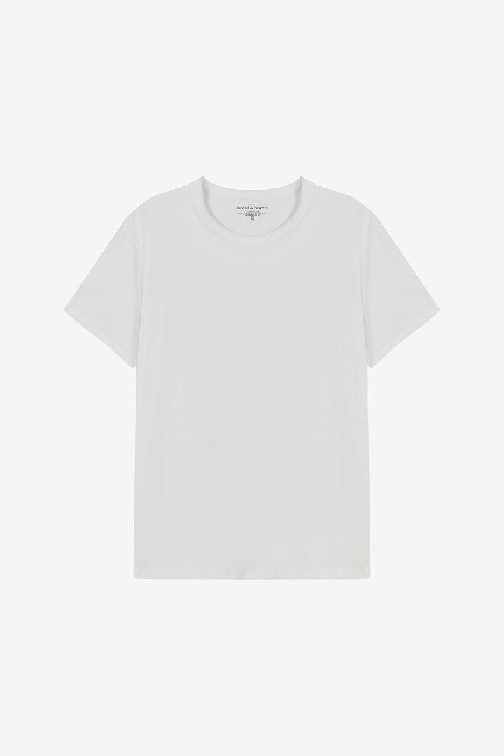 Crew-Neck Pima Ivory