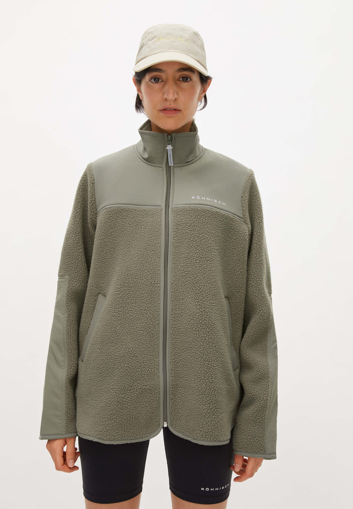 Phoebe Pile Jacket Vetiver