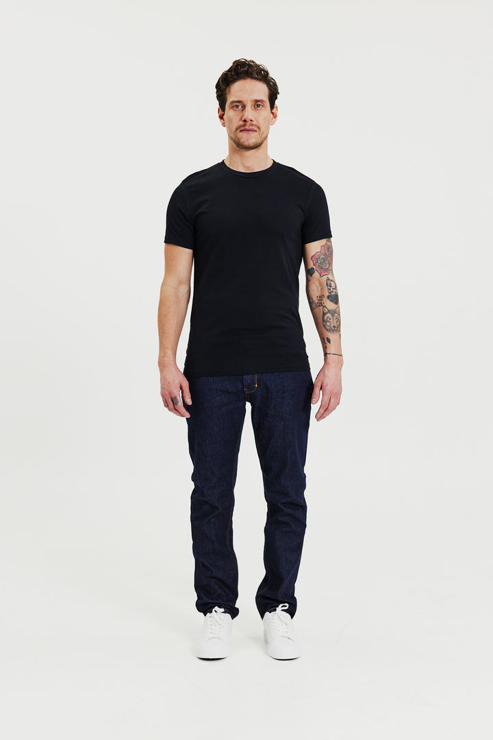 Crew-Neck regular Black