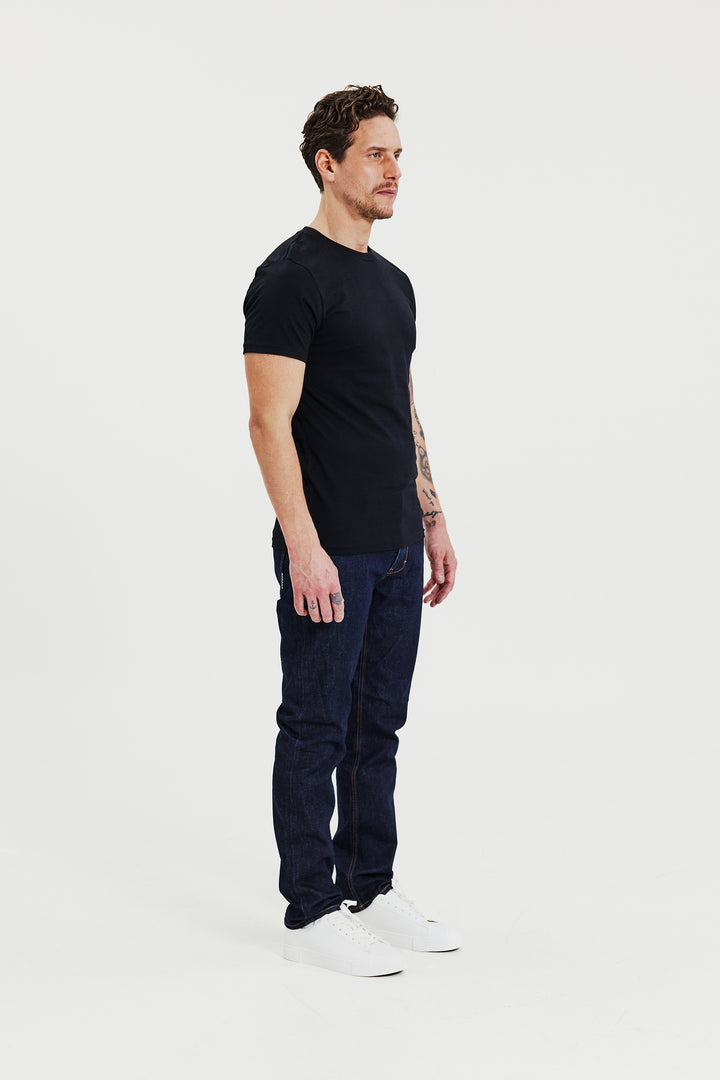 Crew-Neck regular Black