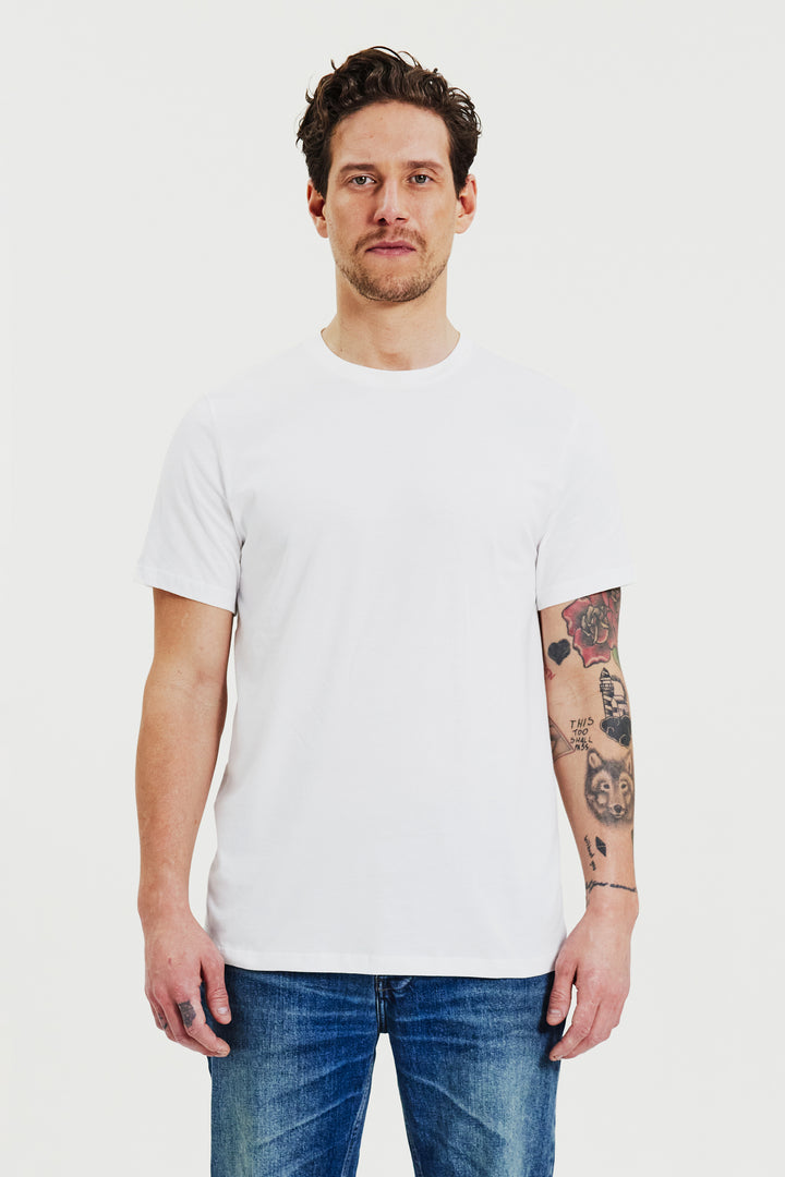 Crew-Neck regular White