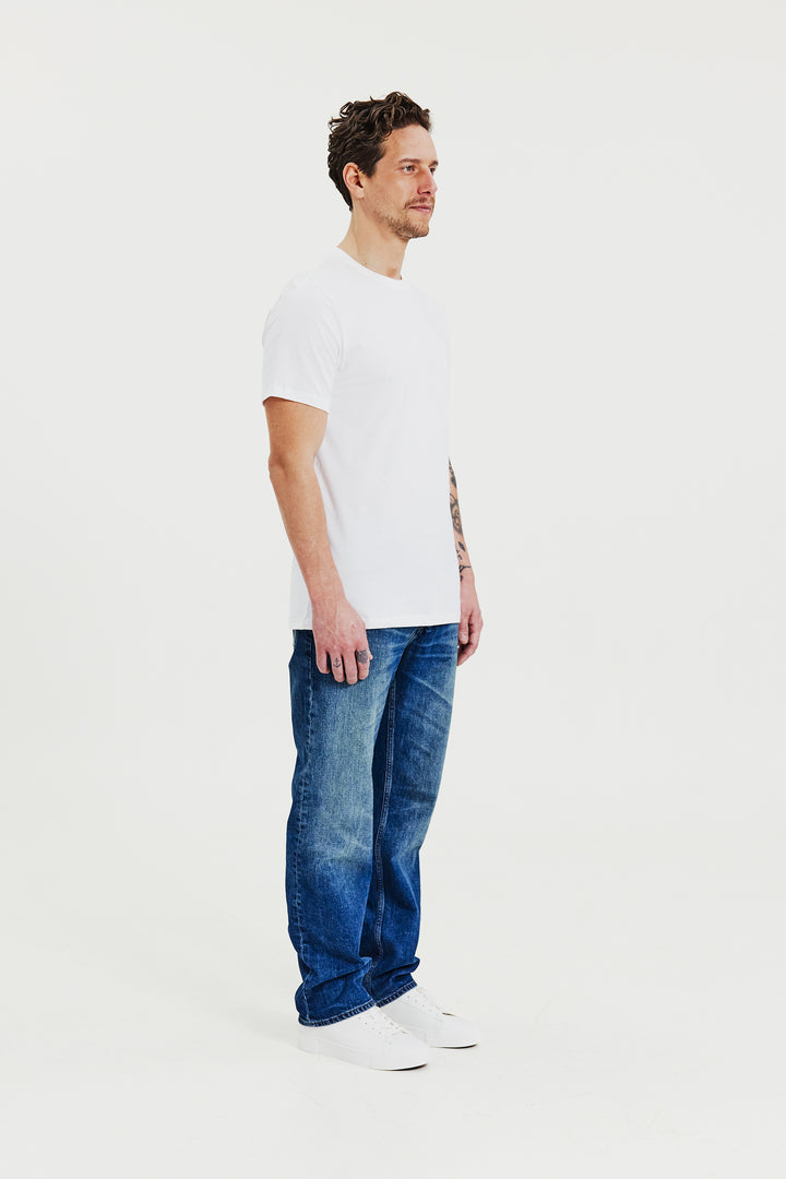 Crew-Neck regular White
