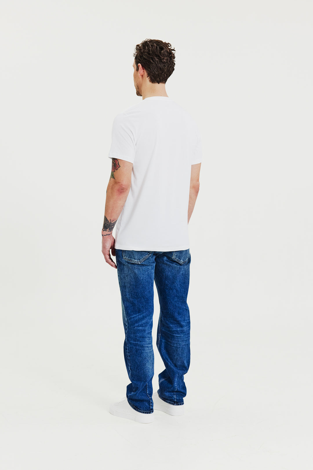 Crew-Neck regular White