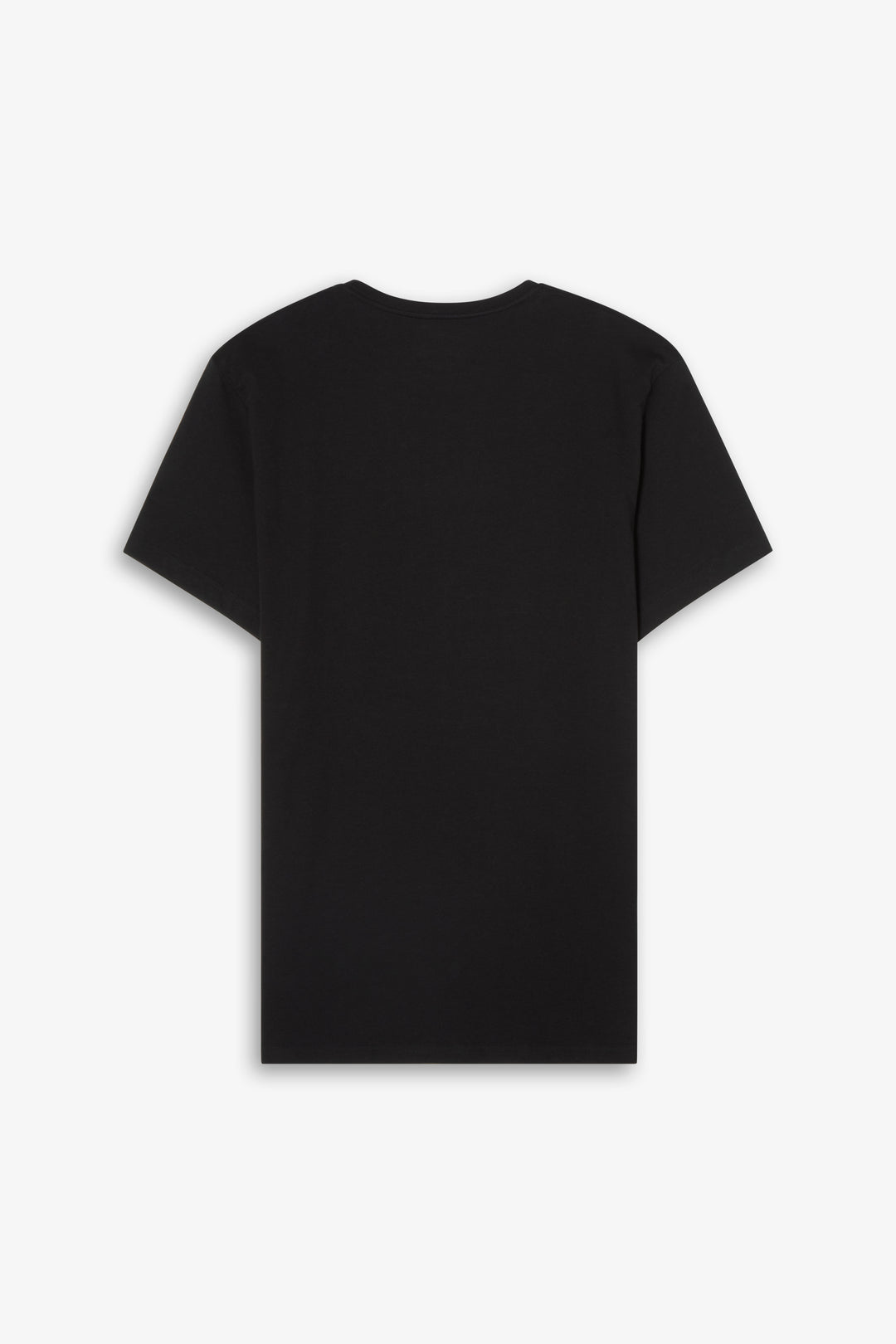 Crew-neck Lightweight Cotton 2-pack Black