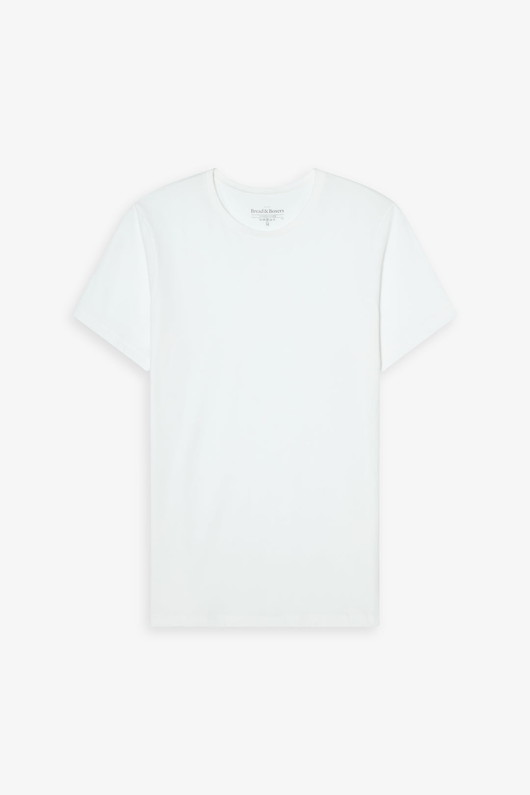 Crew-neck Lightweight Cotton 2-pack White