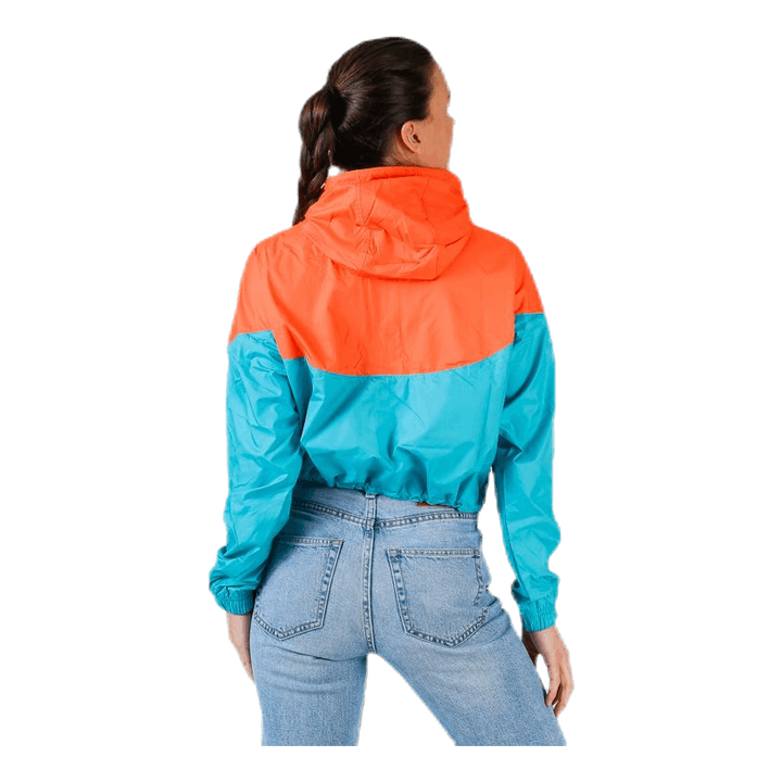 Heritage Windbreaker Jacket Orange/Turquoise