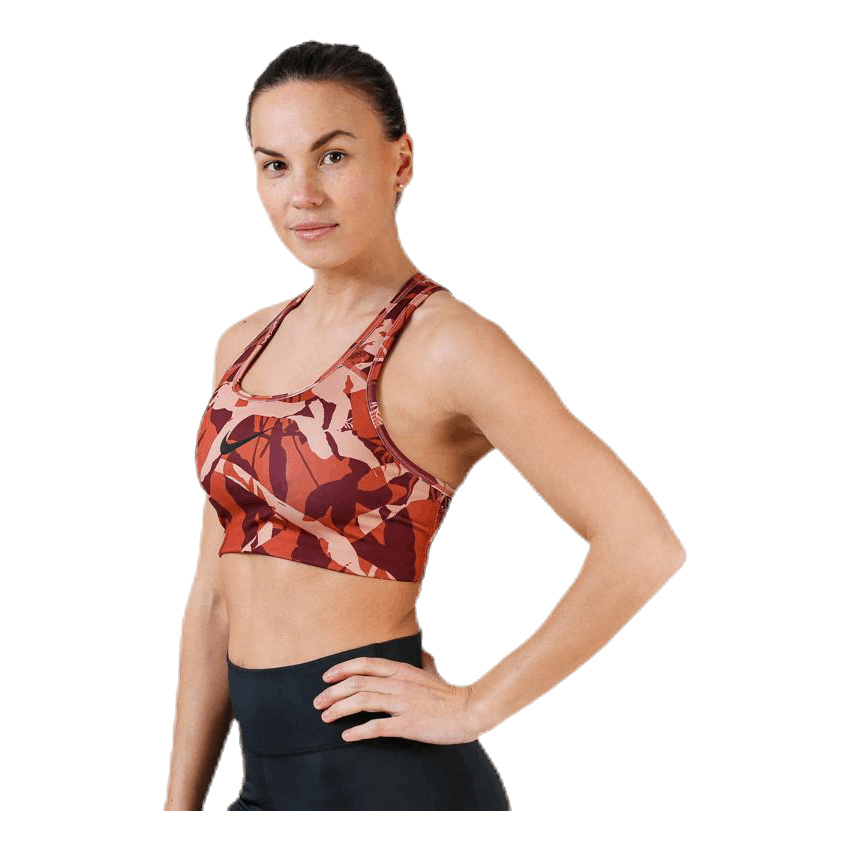 Swoosh Floral Camo Bra Pink/Black