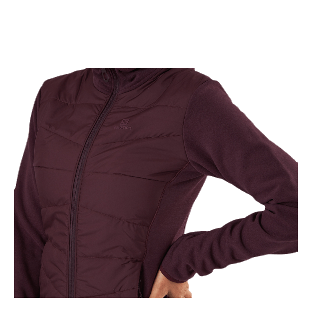 Radiant Hybrid Hoodie Purple –