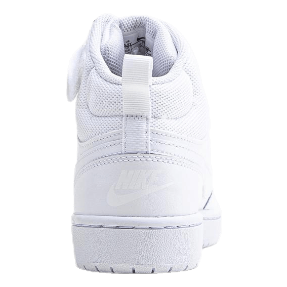 Court Borough Mid 2 Big Kids' Shoes WHITE/WHITE-WHITE