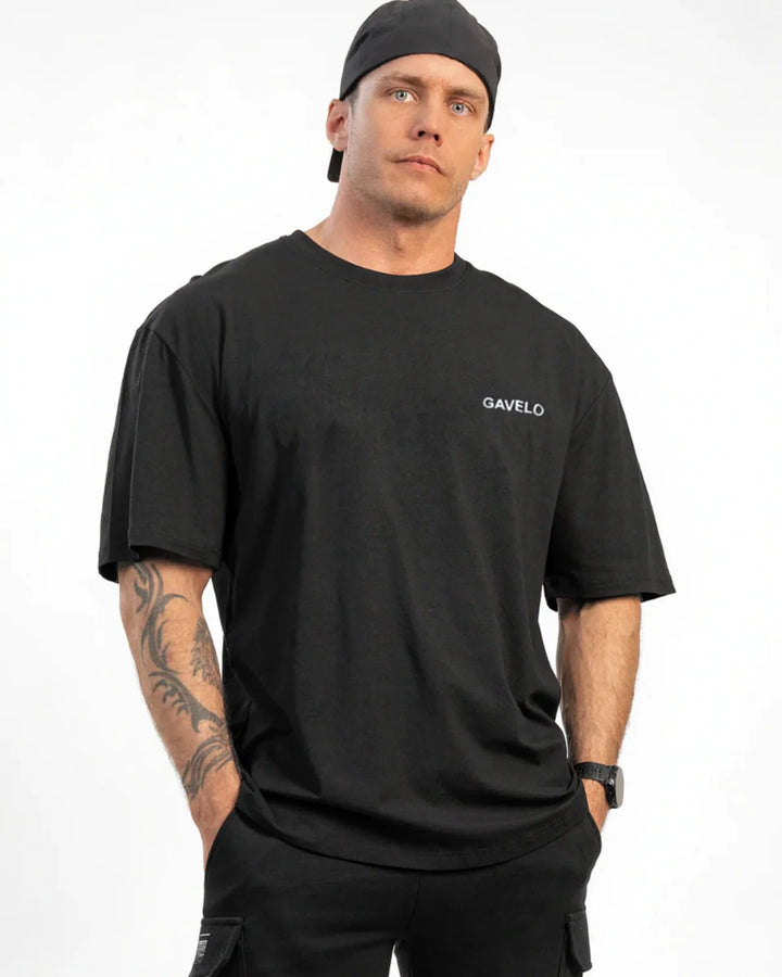 Power Oversize Tee Black
